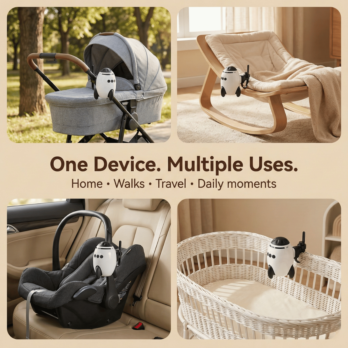 LULLIO Smart Stroller Rocker